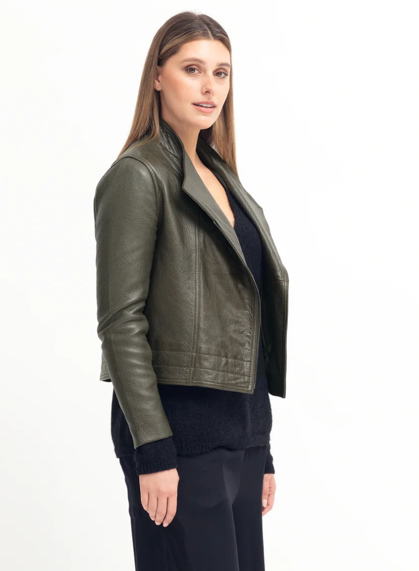 Elk leather sale jacket